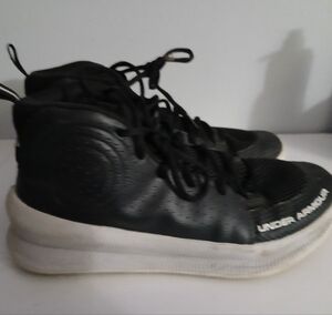 Under Armour Black and White Athletic Shoes